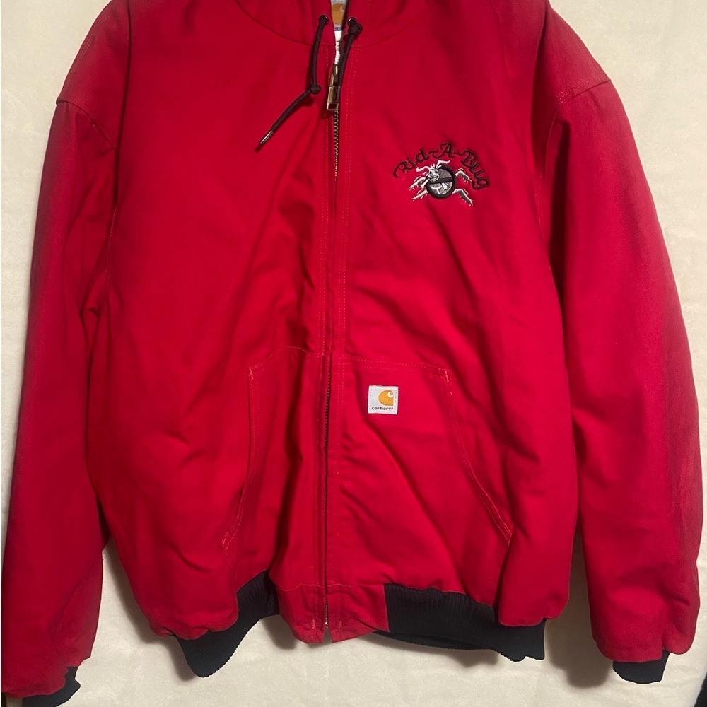 Carhartt Red Hooded Jacket